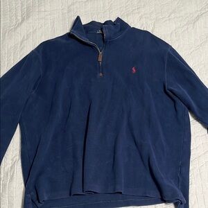 Ralph Lauren Navy Blue Quarter-Zip Pullover